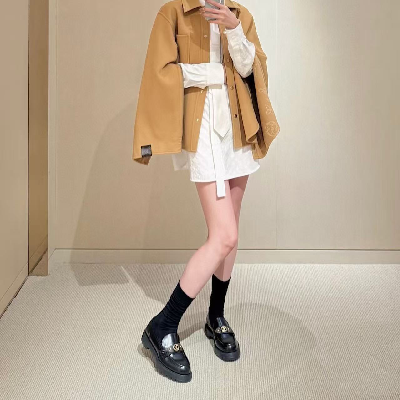 LVの高品質プラットフォームローファー【50％割引+送料無料】