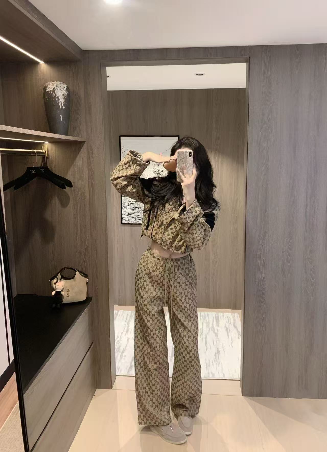 GUCC1 ジャカードジャケット＆パンツ ツーピースセット【50％割引+送料無料】