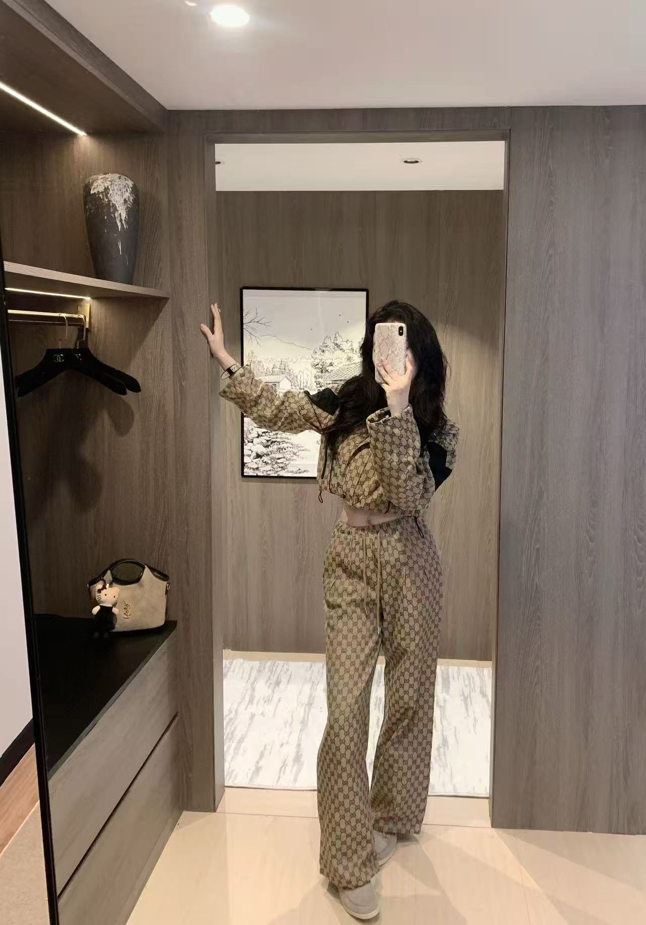 GUCC1 ジャカードジャケット＆パンツ ツーピースセット【50％割引+送料無料】