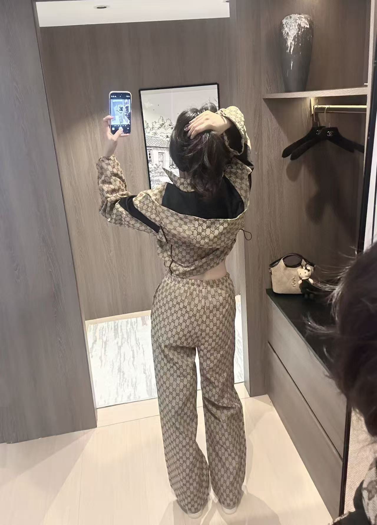 GUCC1 ジャカードジャケット＆パンツ ツーピースセット【50％割引+送料無料】