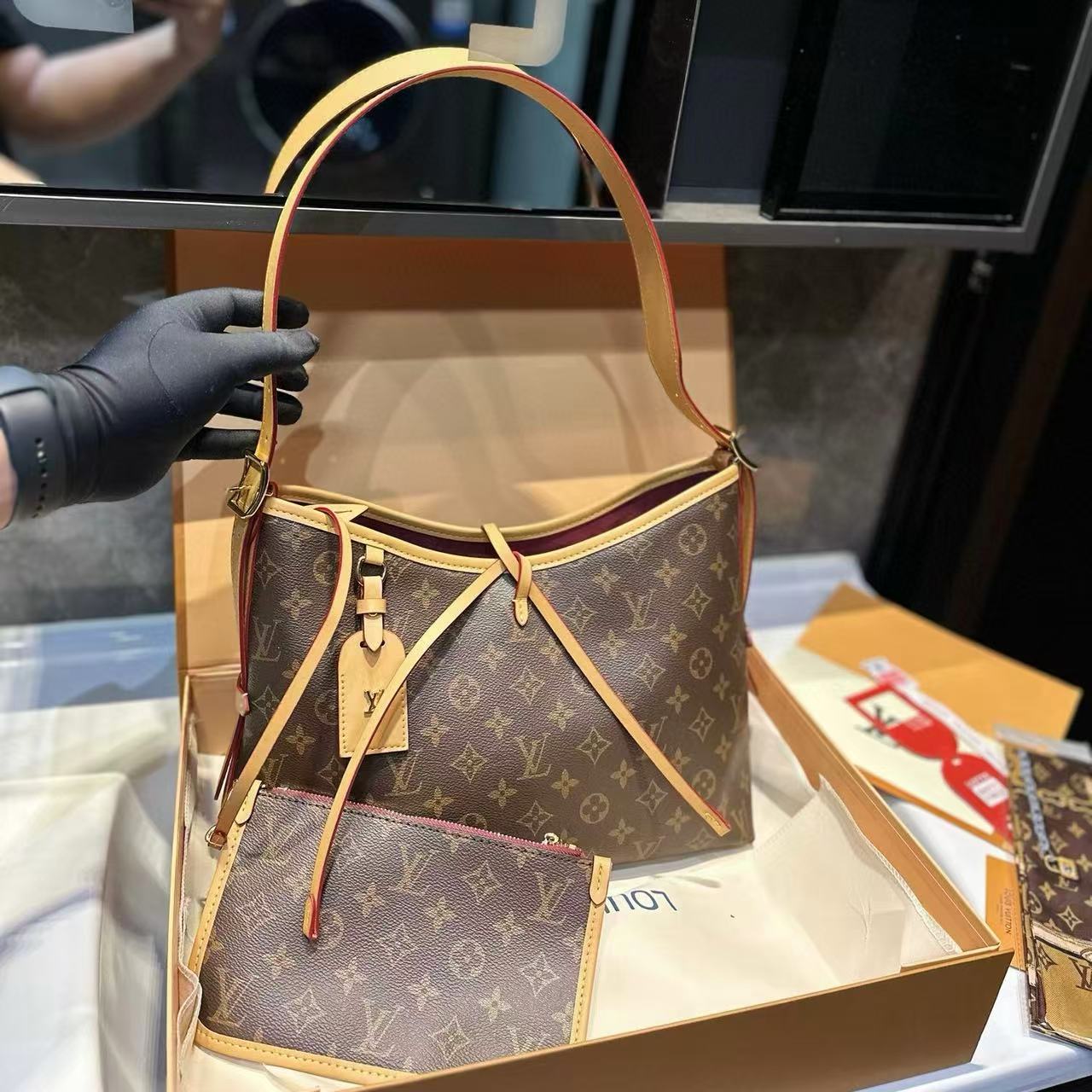 LV carryall買い物袋【50％割引+送料無料】