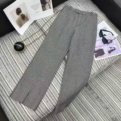 M1UM1U 襟付きショートジャケット + ストレートレッグパンツ【50％割引+送料無料】