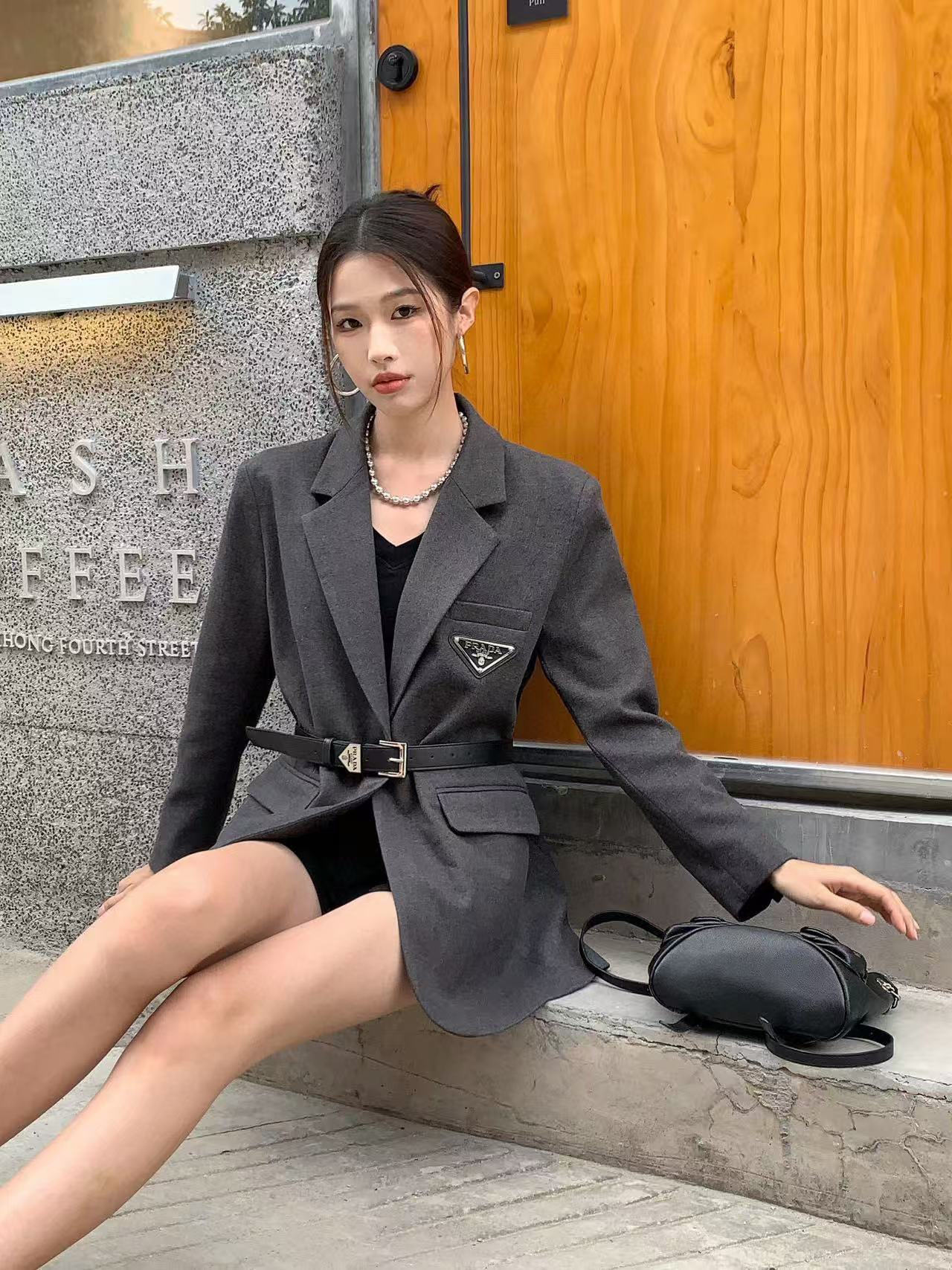 PR4DA トライアングルロゴ スーツジャケット【50％割引+送料無料】