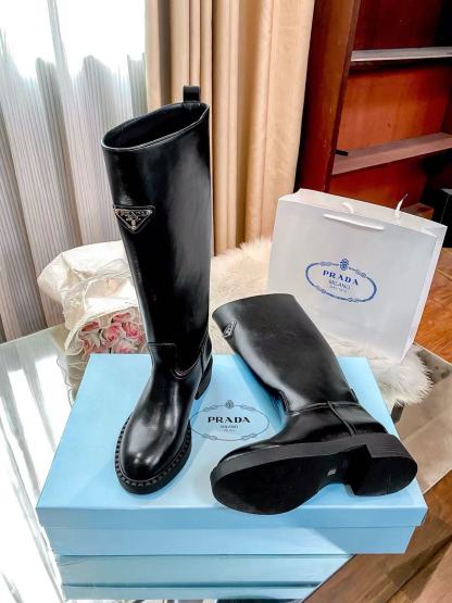 PR4DA トライアングルロゴ ロングブーツ【50％割引+送料無料】