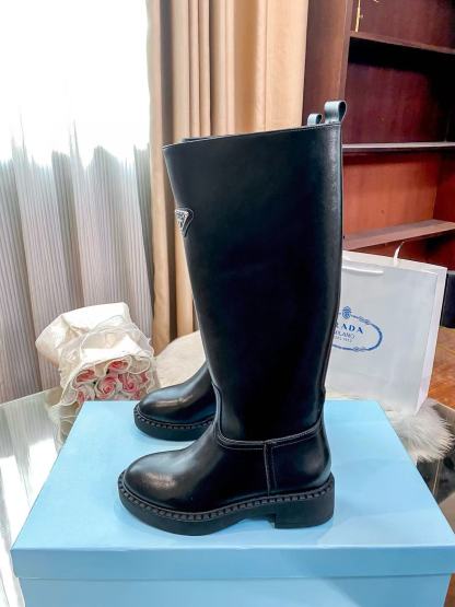 PR4DA トライアングルロゴ ロングブーツ【50％割引+送料無料】