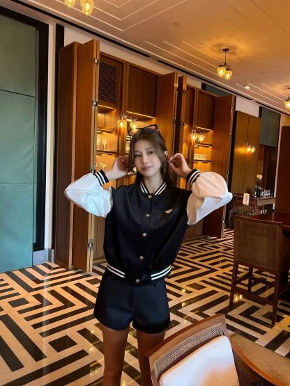 PR4DA カラーブロック トライアングル ロゴ ジャケット【50％割引+送料無料】