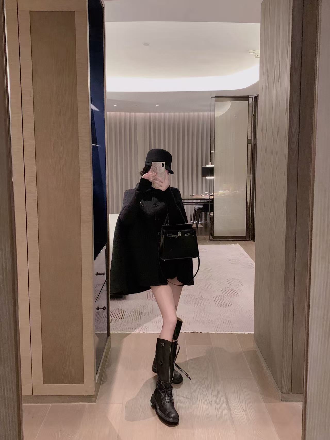 PR4DAウールベースレイヤー+ケープコート【50％割引+送料無料】