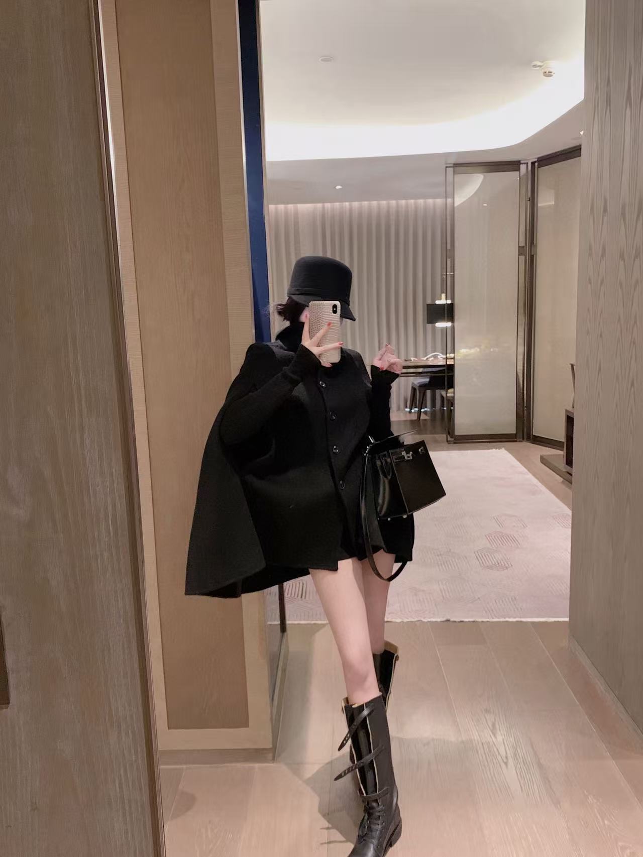 PR4DAウールベースレイヤー+ケープコート【50％割引+送料無料】