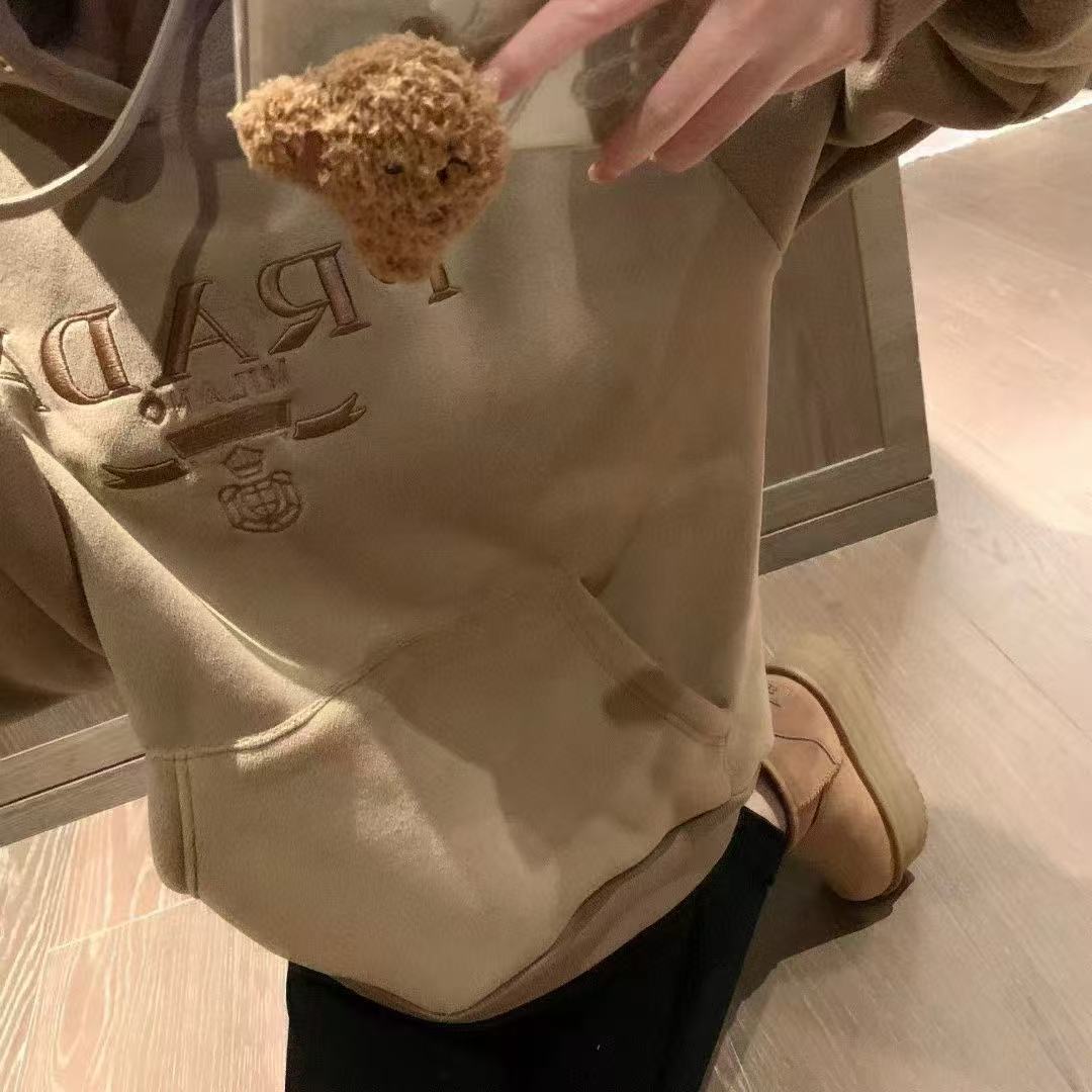 PR4DA 刺繍レターパーカー【50％割引+送料無料】