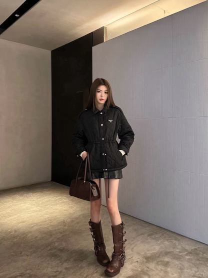 PR4DA トライアングルロゴ チェックジャケット【50％割引+送料無料】