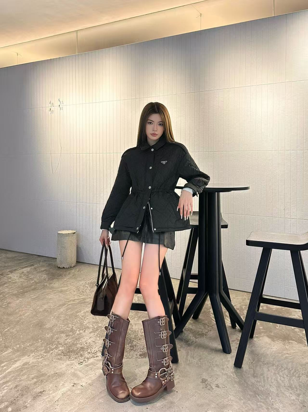 PR4DA トライアングルロゴ チェックジャケット【50％割引+送料無料】