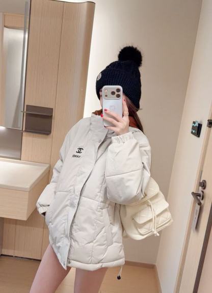 CHANE1 カラーブロック フード付きレタージャケット【50％割引+送料無料】