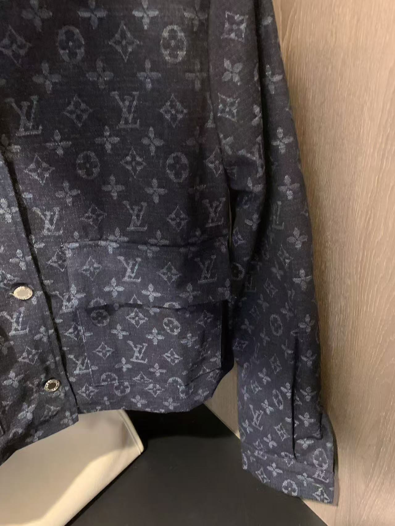 LVジャカードデニムジャケット【50％割引+送料無料】