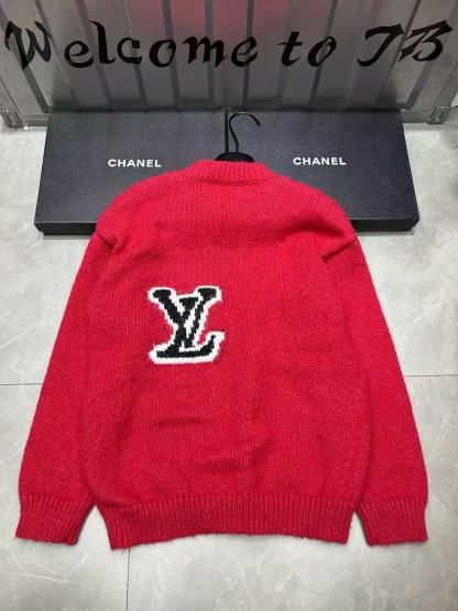LVレッドロゴウールセーター【50％割引+送料無料】
