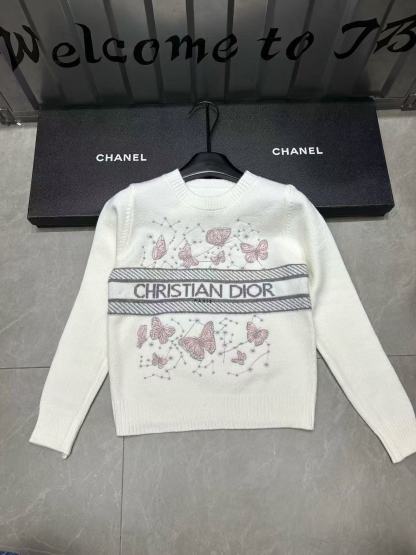 DIOR 刺繍バタフライセーター【50％割引+送料無料】