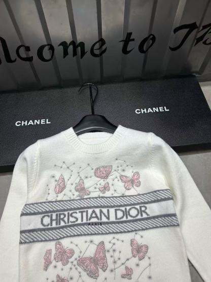 DIOR 刺繍バタフライセーター【50％割引+送料無料】