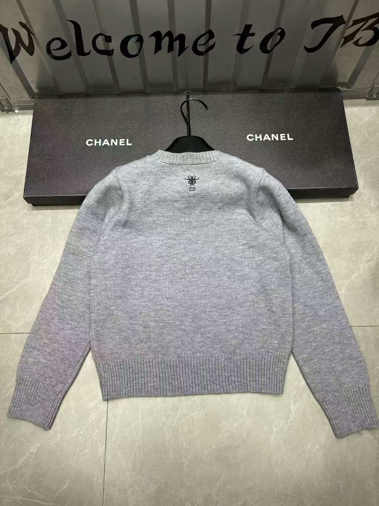 DIOR 刺繍バタフライセーター【50％割引+送料無料】