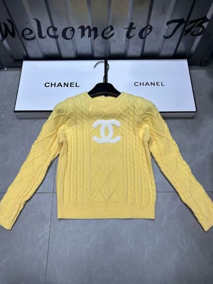 CHANE1 ダブルC ウールセーター【50％割引+送料無料】