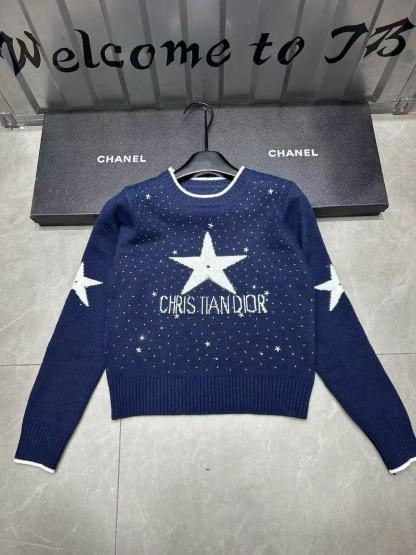 DIOR ファイブポインテッドスターレターセーター【50％割引+送料無料】