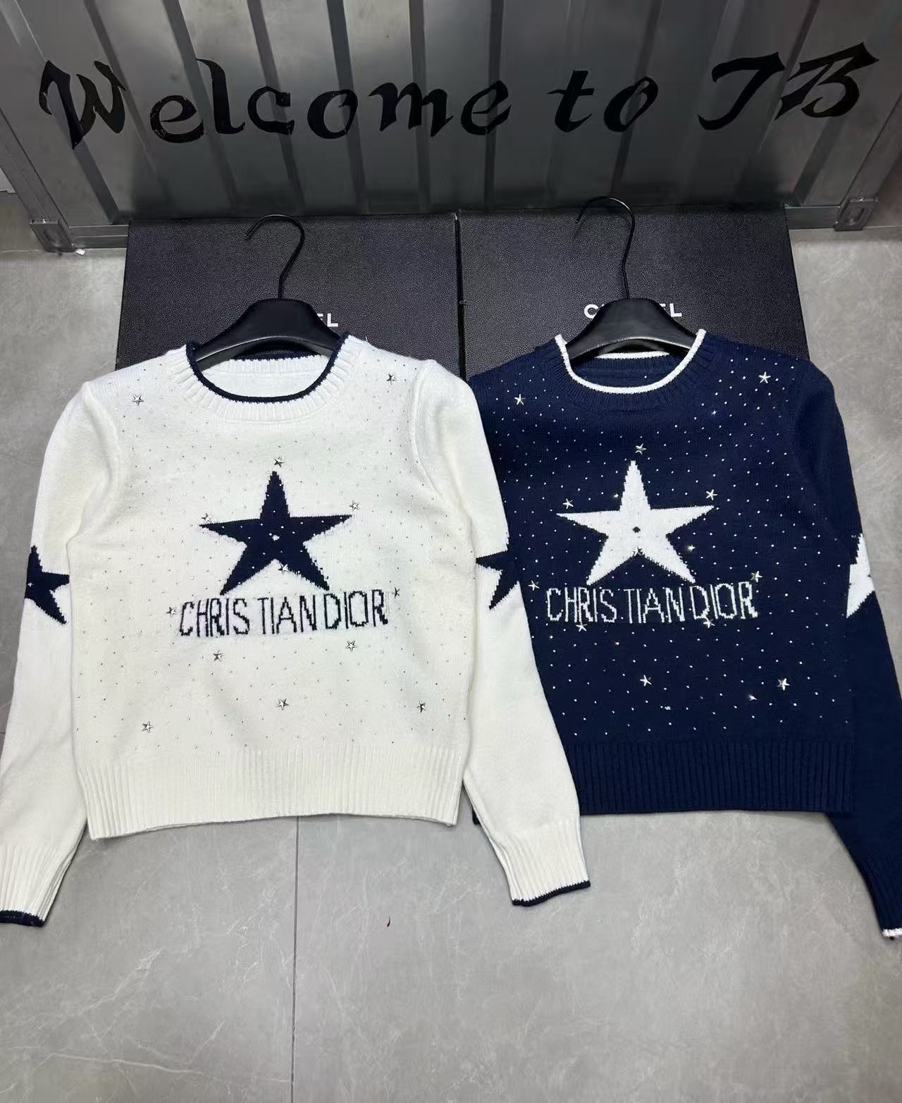 DIOR ファイブポインテッドスターレターセーター【50％割引+送料無料】