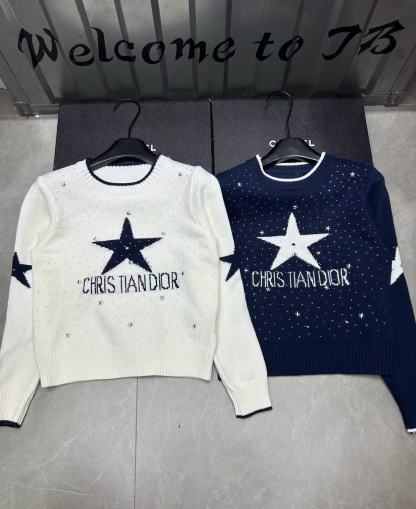 DIOR ファイブポインテッドスターレターセーター【50％割引+送料無料】