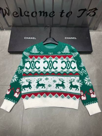 CEL1NE 凱旋門鹿 スノーフレーク セーター【50％割引+送料無料】