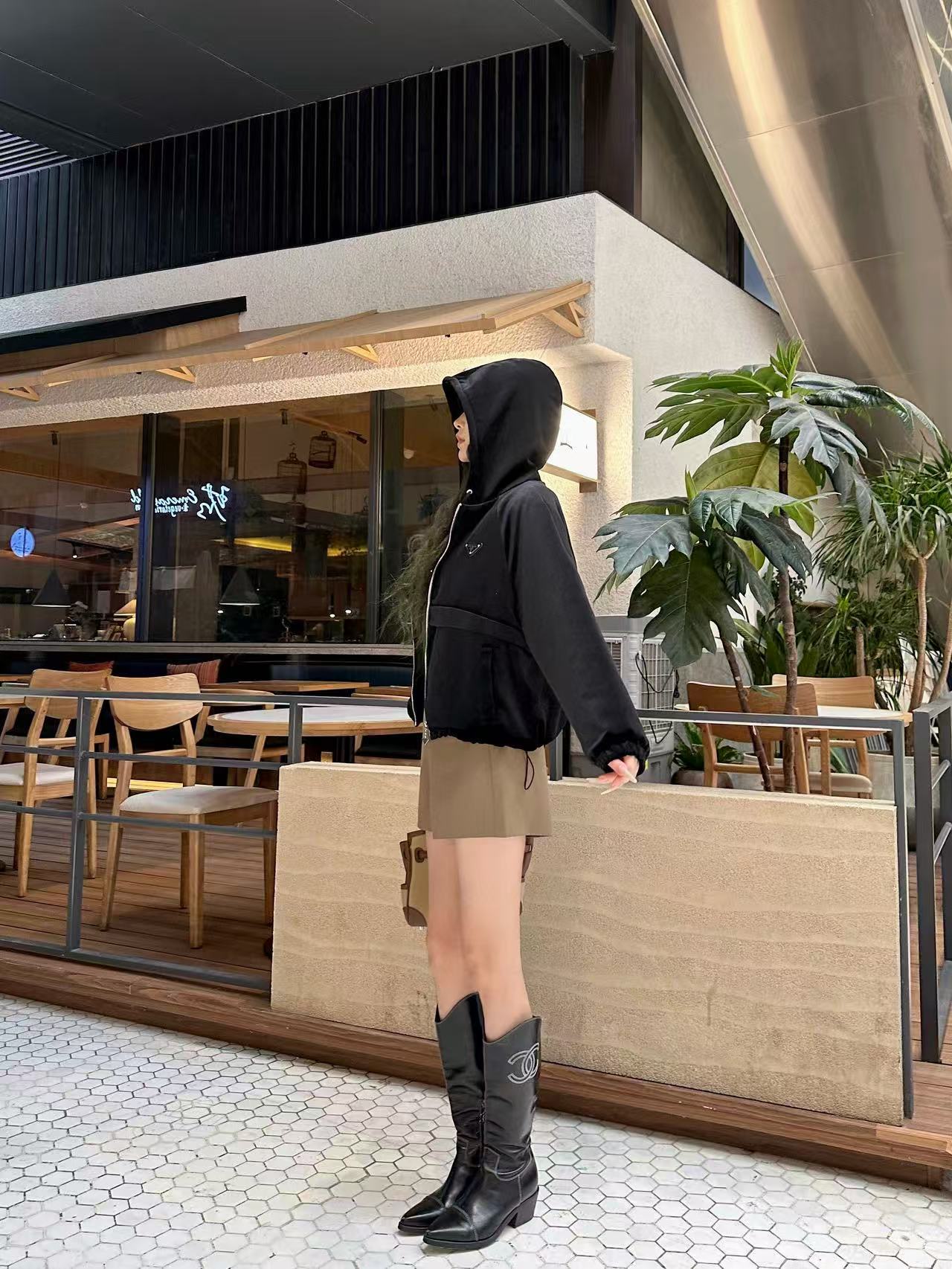 PR4DA 高品質フード付きベルベットジャケット【50％割引+送料無料】