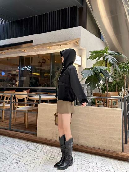 PR4DA 高品質フード付きベルベットジャケット【50％割引+送料無料】