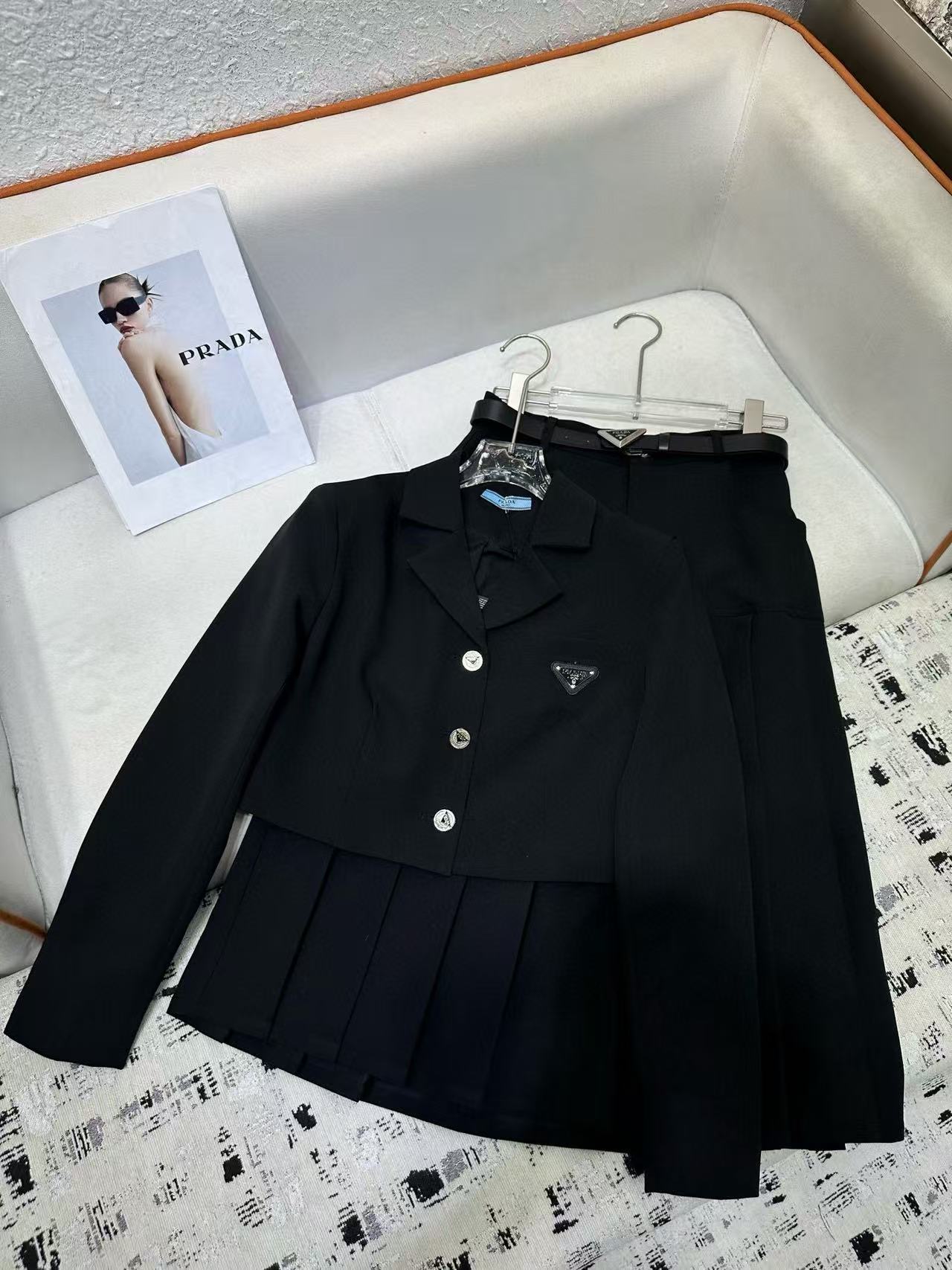 PR4DA 高品質スーツジャケット+スカート ツーピースセット【50％割引+送料無料】