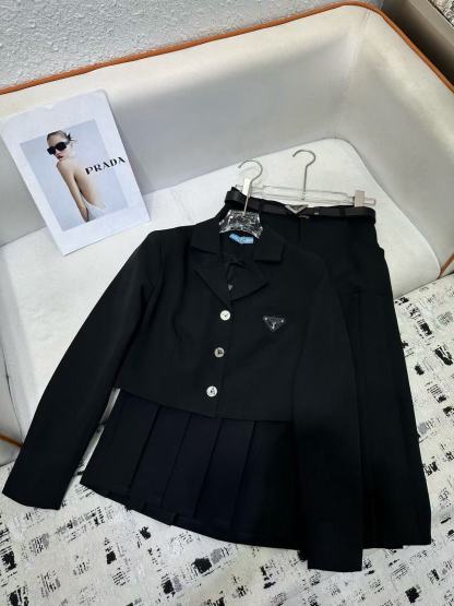 PR4DA 高品質スーツジャケット+スカート ツーピースセット【50％割引+送料無料】