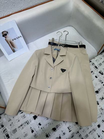 PR4DA 高品質スーツジャケット+スカート ツーピースセット【50％割引+送料無料】