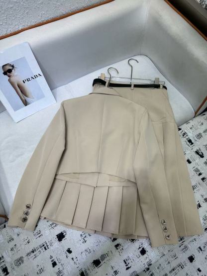 PR4DA 高品質スーツジャケット+スカート ツーピースセット【50％割引+送料無料】