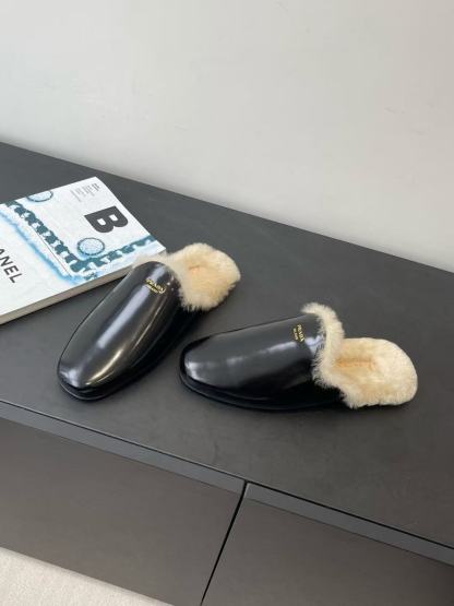 PR4DA 高品質本毛皮スリッパ【50％割引+送料無料】