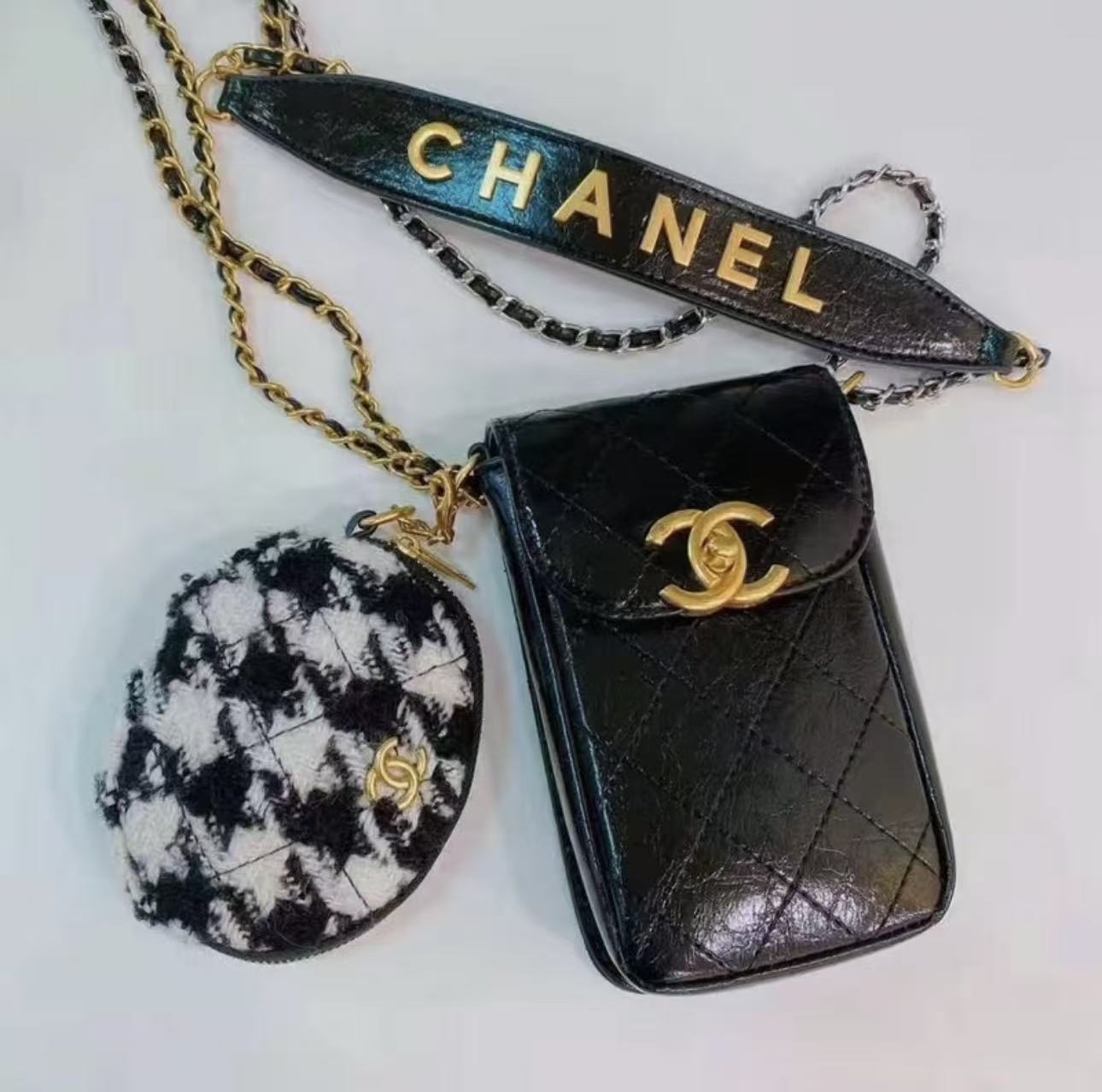 CH4NEL高品質の携帯電話ショルダーバッグ【50％割引+送料無料】