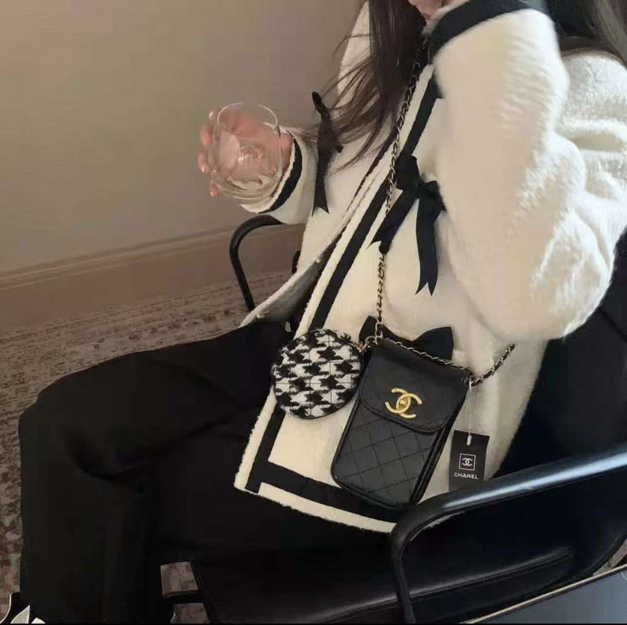 CH4NEL高品質の携帯電話ショルダーバッグ【50％割引+送料無料】