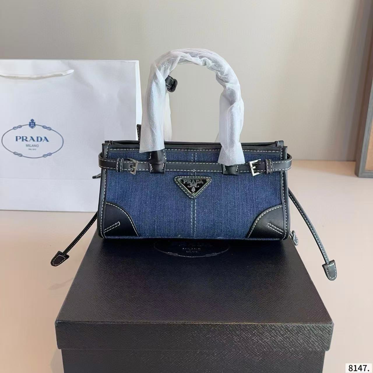 PR4DA デニムトートバッグ【50％割引+送料無料】