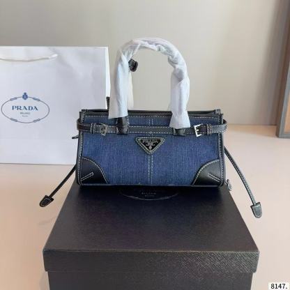 PR4DA デニムトートバッグ【50％割引+送料無料】