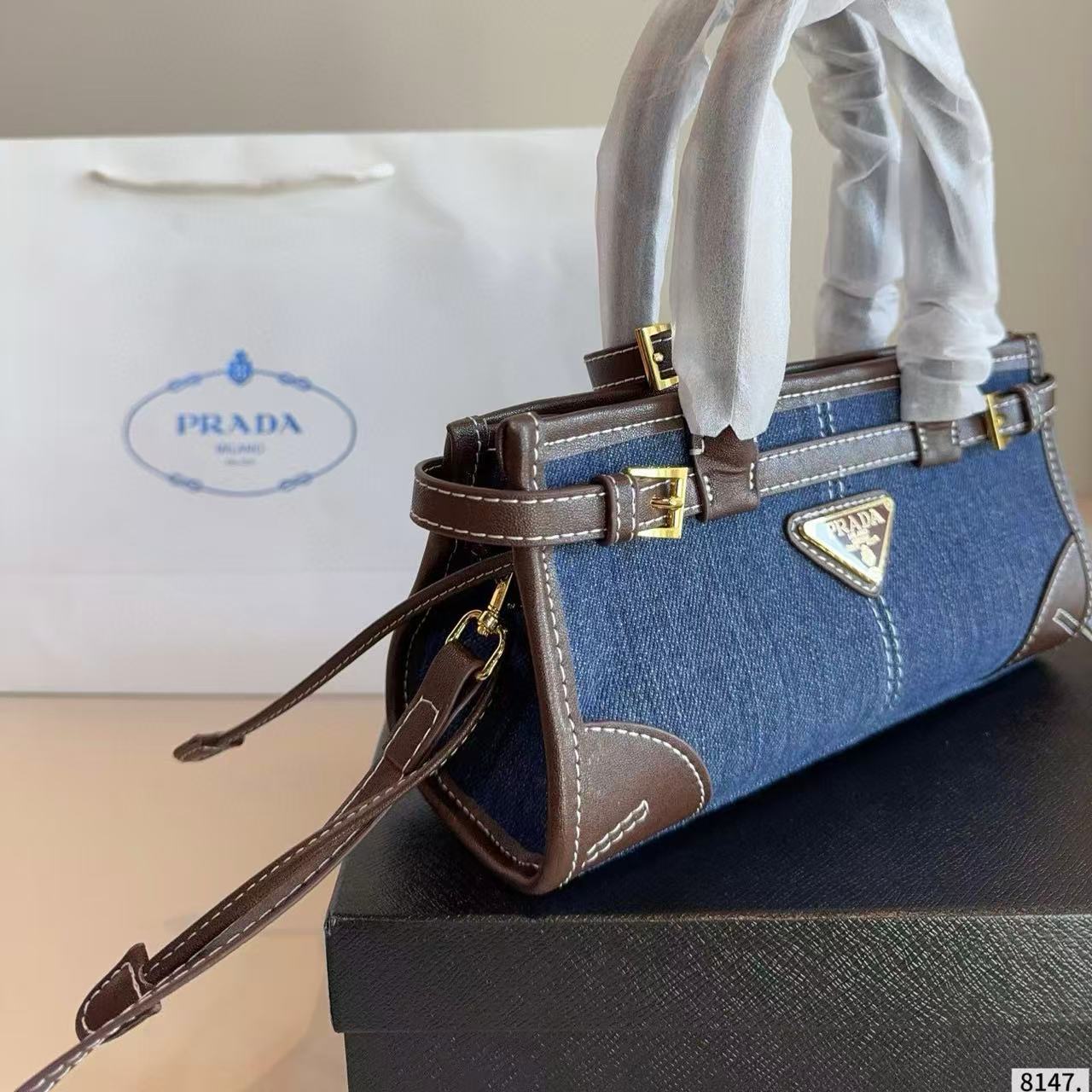 PR4DA デニムトートバッグ【50％割引+送料無料】