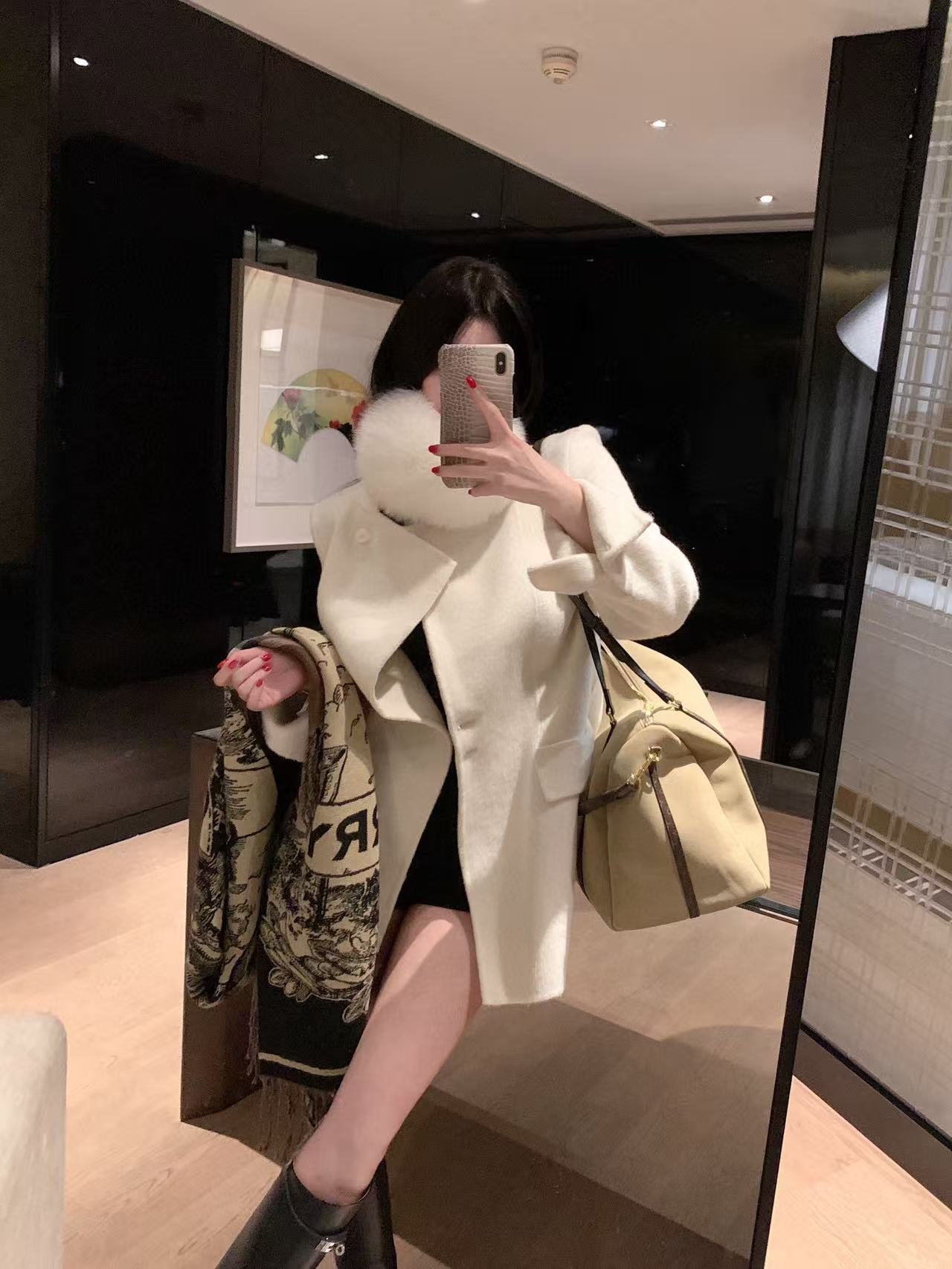 PR4DA トライアングルロゴ 両面カシミアコート【50％割引+送料無料】