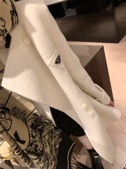 PR4DA トライアングルロゴ 両面カシミアコート【50％割引+送料無料】