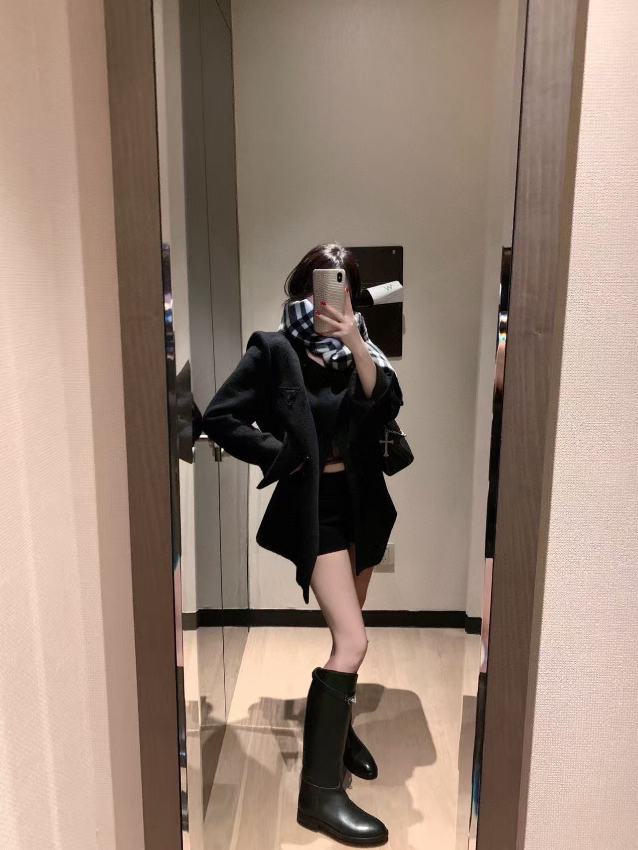 PR4DA トライアングルロゴ 両面カシミアコート【50％割引+送料無料】