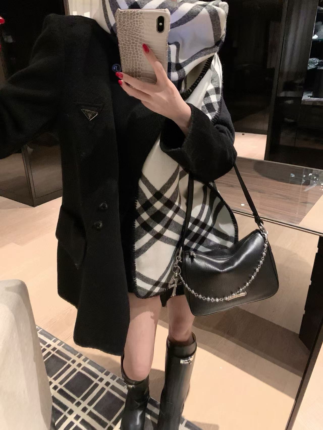 PR4DA トライアングルロゴ 両面カシミアコート【50％割引+送料無料】