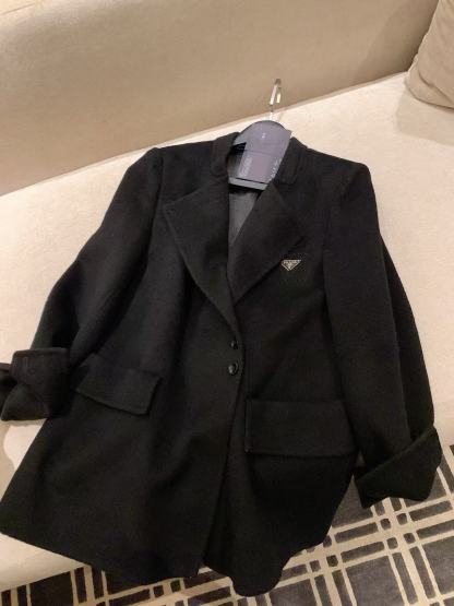 PR4DA トライアングルロゴ 両面カシミアコート【50％割引+送料無料】