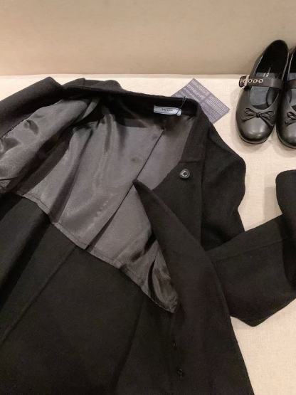 PR4DA トライアングルロゴ 両面カシミアコート【50％割引+送料無料】