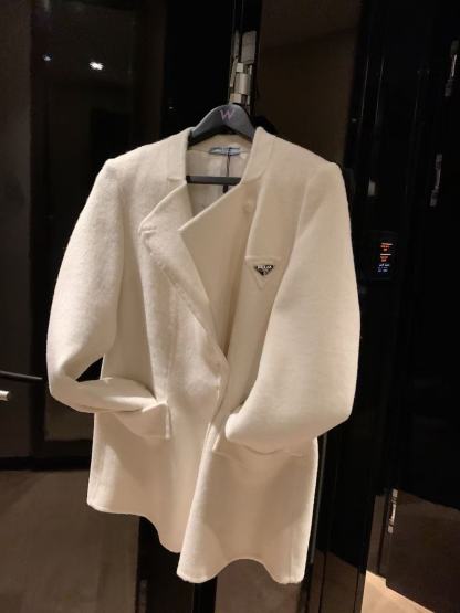 PR4DA トライアングルロゴ 両面カシミアコート【50％割引+送料無料】