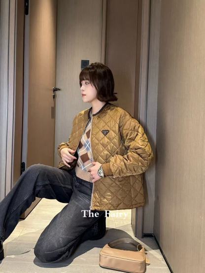 PR4DAトライアングルロゴ チェックジャケット【50％割引+送料無料】