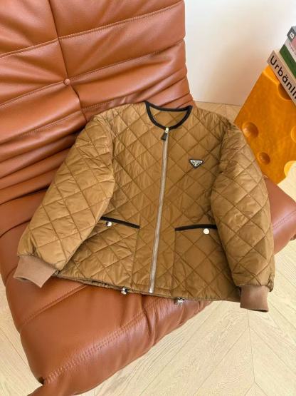 PR4DAトライアングルロゴ チェックジャケット【50％割引+送料無料】