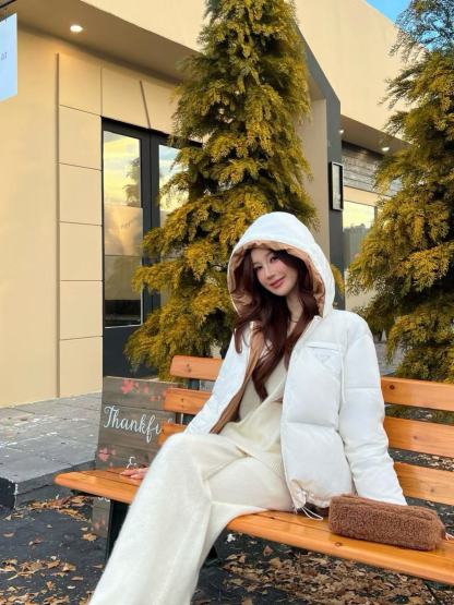 PR4DA シンプルフードダウンジャケット【50％割引+送料無料】