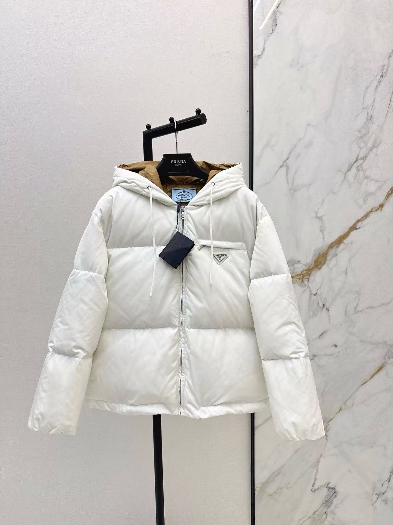 PR4DA シンプルフードダウンジャケット【50％割引+送料無料】