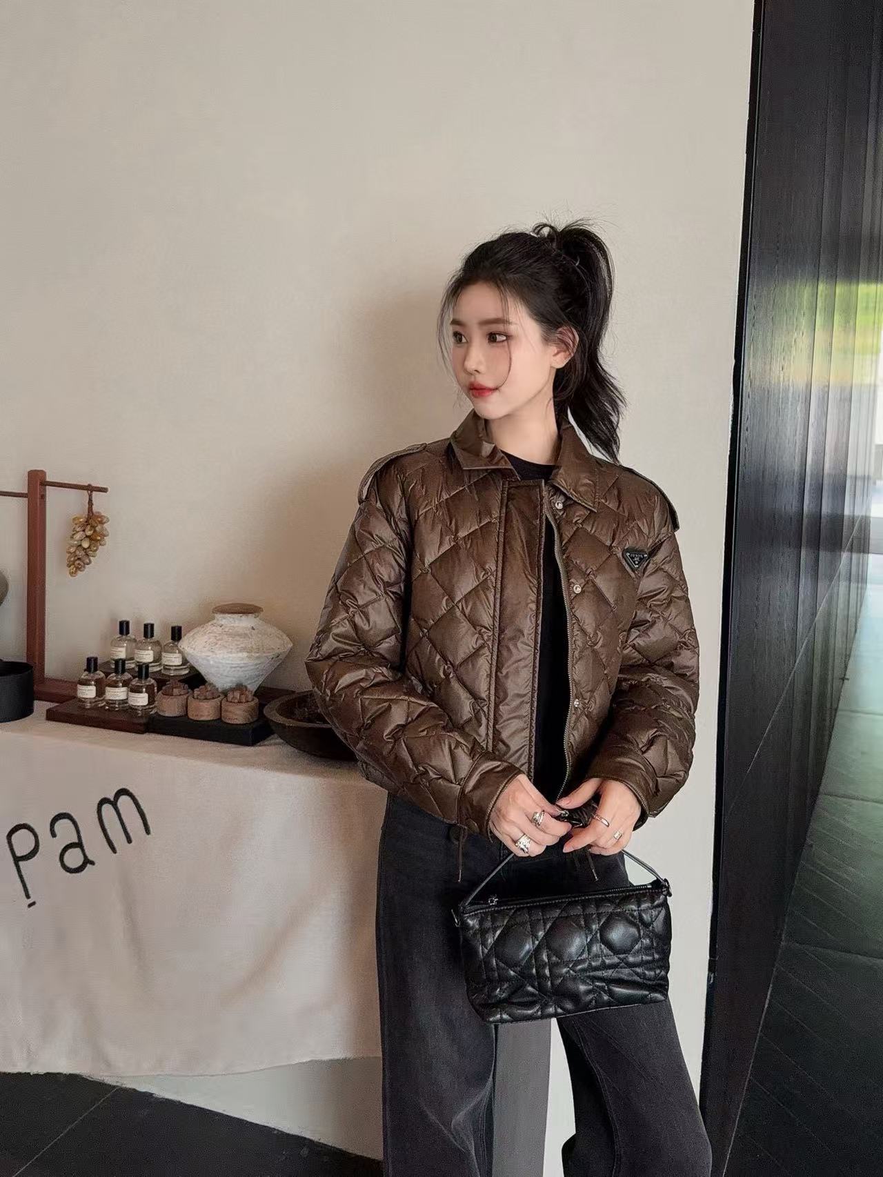 PR4DA トライアングルロゴ ラペル ショートジャケット【50％割引+送料無料】